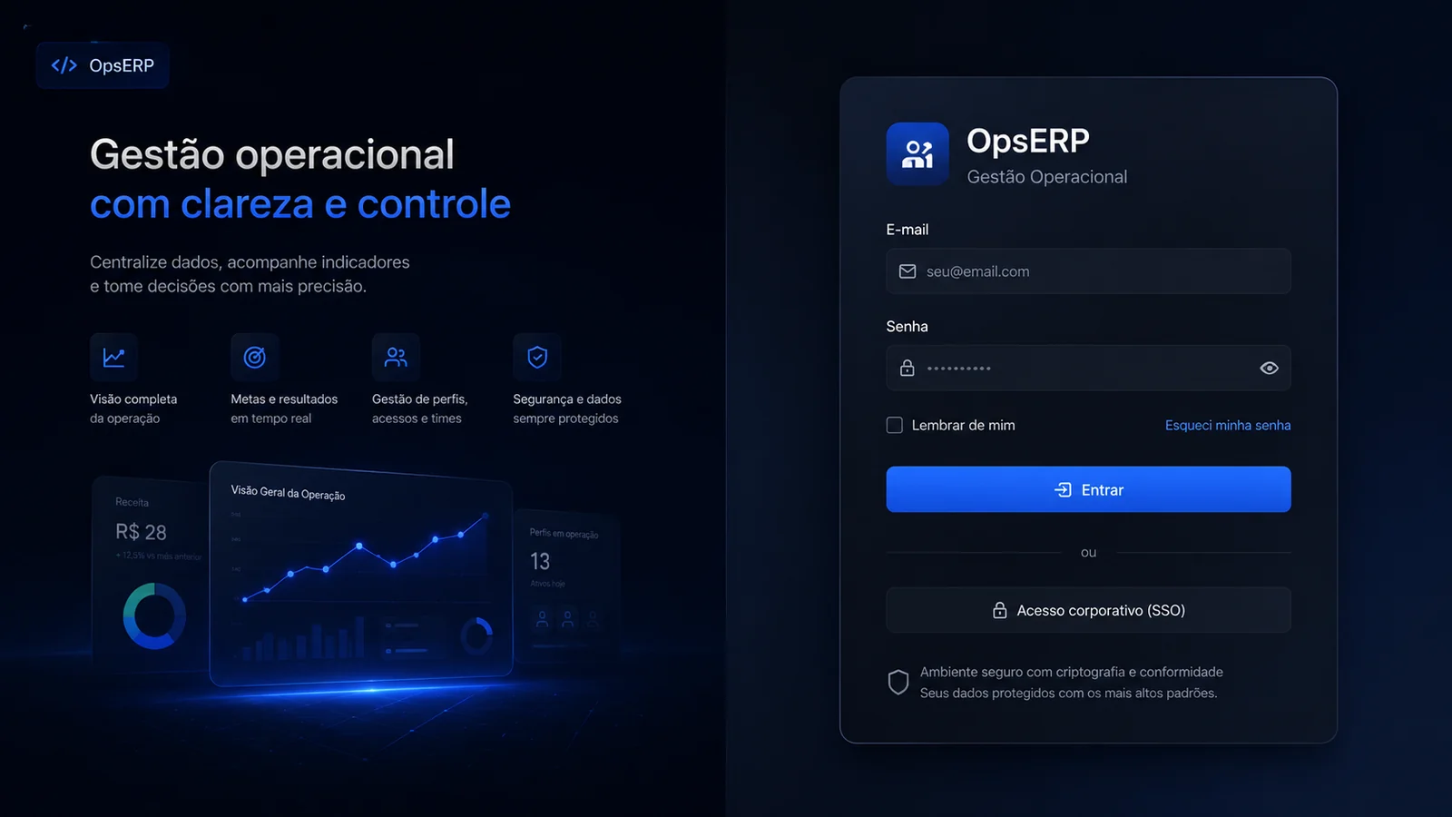 Prévia do projeto CRM Operacional